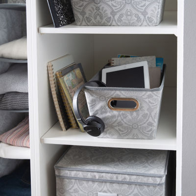 Kennedy International Gray Fabric Storage Boxes