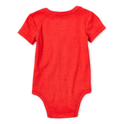 Sesame Elmo Baby Boys Crew Neck Short Sleeve Street Bodysuit