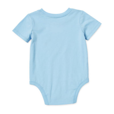 Okie Dokie Baby Boys Crew Neck Short Sleeve Bodysuit