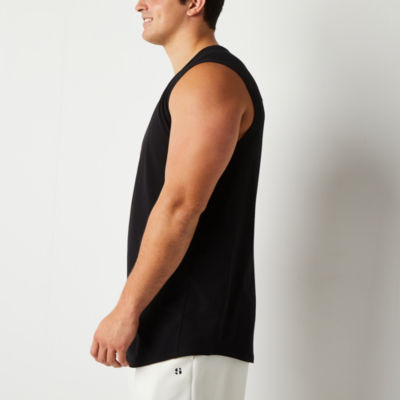 Sports Illustrated Mens Big and Tall Sleeveless Muscle T-Shirt