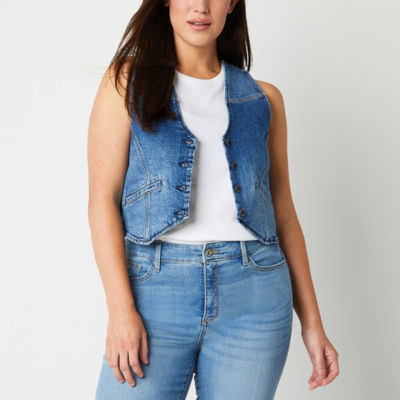 a.n.a Denim Womens Vest