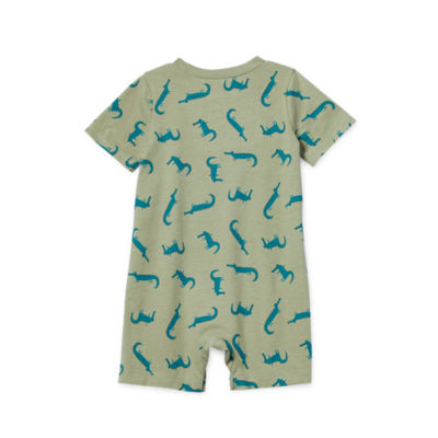 Okie Dokie Baby Boys Short Sleeve Romper