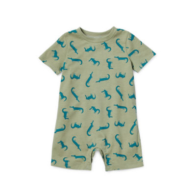 Okie Dokie Baby Boys Short Sleeve Romper