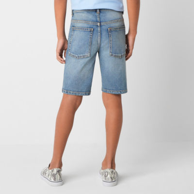 Thereabouts Little & Big Boys Stretch Fabric Adjustable Waist Denim Short
