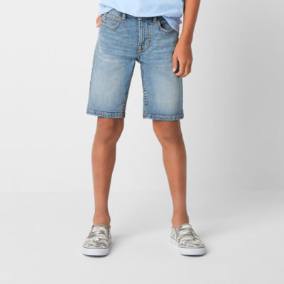 Thereabouts Little & Big Boys Stretch Fabric Adjustable Waist Denim Short