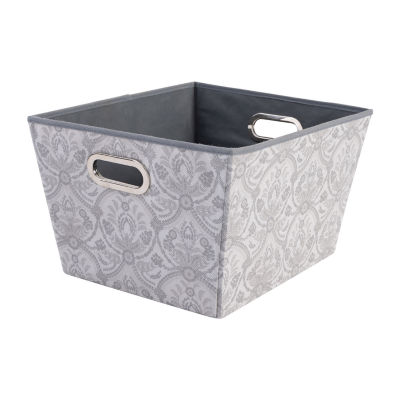 Kennedy International Gray Fabric Storage Box
