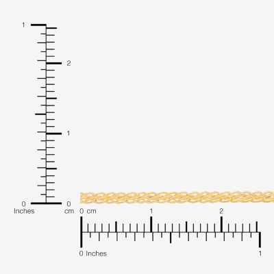 Made in Italy Womens 14K Gold 20 Inch Wheat Chain Necklace