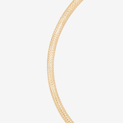 Made in Italy Womens 10K Gold Stretch Bracelet