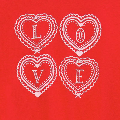 Okie Dokie Toddler & Little Girls Round Neck Long Sleeve Graphic T-Shirt