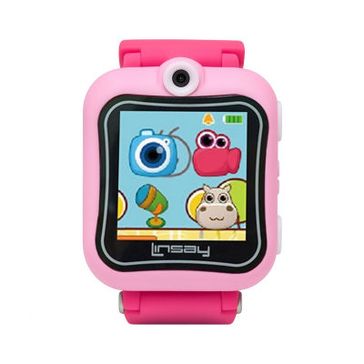 Linsay 1.5 Kids Pink Smart Watch With Bag