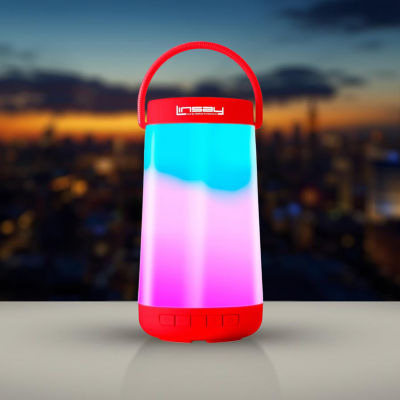 LINSAY® LED Light Party Show Indoor/Outdoor Bluetooth Speaker