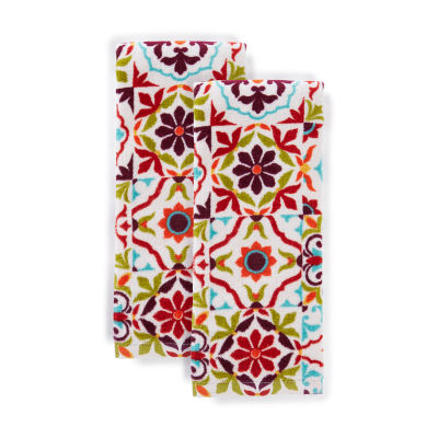 Fiesta Worn Tiles 2-pc. Kitchen Towel Set