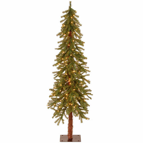 National Tree Co. 5 Foot Hickory Cedar Cedar Pre-Lit Christmas Tree