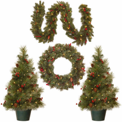 National Tree Co. Entrance 3 Foot Pre-Lit Christmas Tree