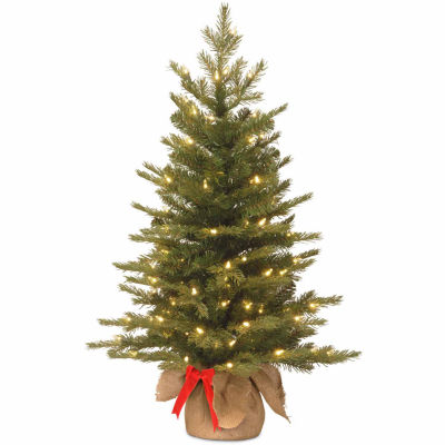 National Tree Co. Nordic Spruce 3 Foot Pre-Lit Spruce Christmas Tree