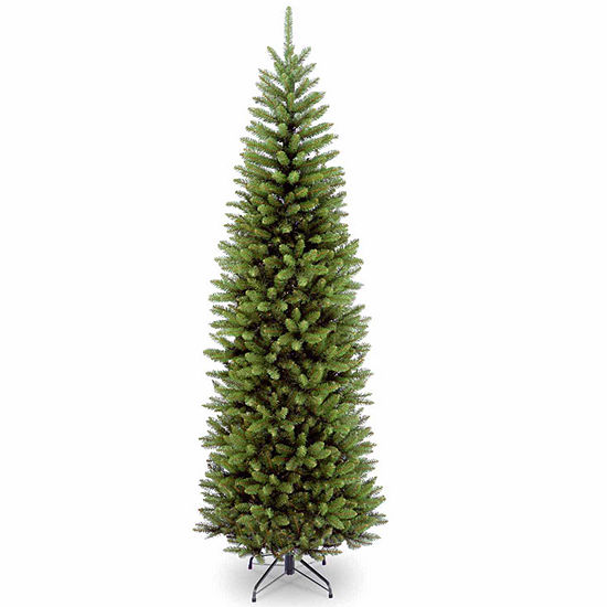 National Tree Co. 7 1/2 Foot Kingswood Fir Hinged Pencil Christmas Tree