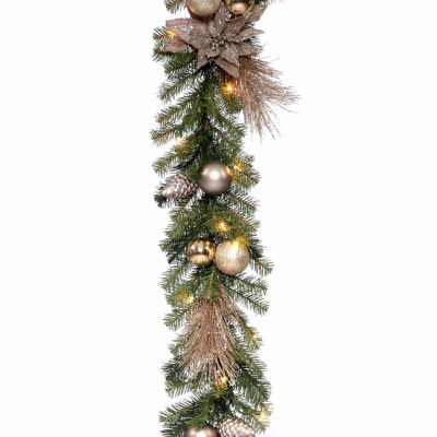 National Tree Co. Metallic Indoor Outdoor Christmas Garland
