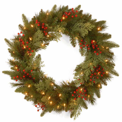 National Tree Co. Classical Collection Feel Real Indoor Outdoor Christmas Wreath