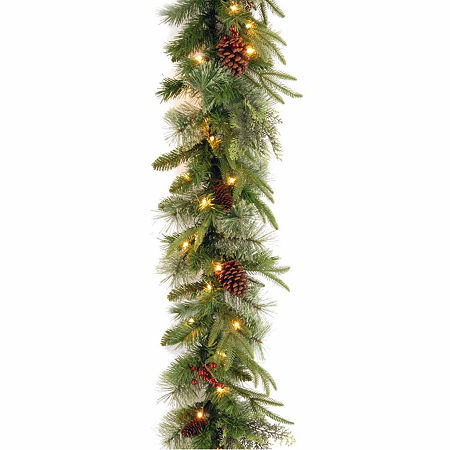 National Tree Co . Colonial Feel Real Christmas Indoor Outdoor Garland In Green