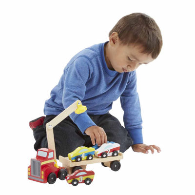 Melissa & Doug Magnetic Car Loader Interactive Toy
