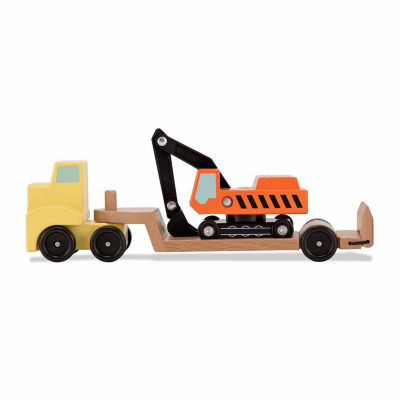 Melissa & Doug Trailer & Excavator Interactive Toy
