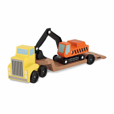 Melissa & Doug Trailer & Excavator Interactive Toy