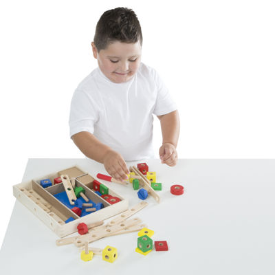 Melissa & Doug Construction Set In A Box Set Interactive Toy