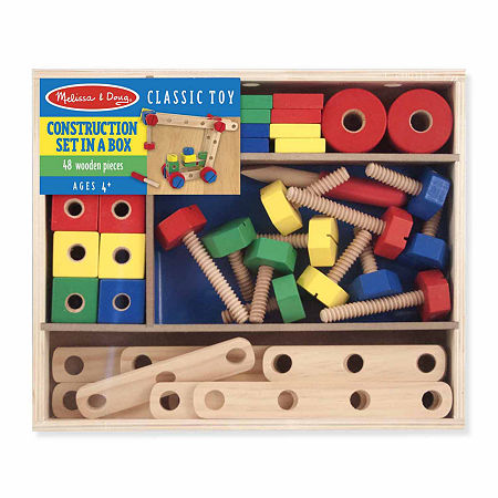 Melissa & Doug Construction Set In A Box Set, One Size, Multiple Colors