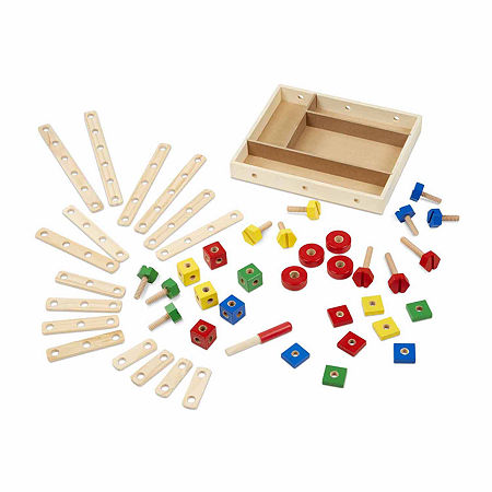 Melissa & Doug Construction Set In A Box Set, One Size, Multiple Colors