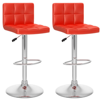 Corliving High Back Adjustable 2-pc. Bar Stool