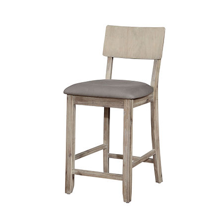 Jordan Upholstered Bar Stool, One Size, Black