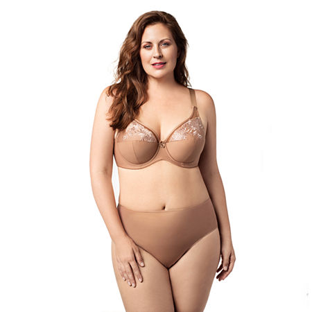 Elila Back To Basics Underwire Bra 2401, Dd, Brown