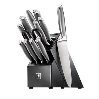 Cuisinart Classic 13-Piece White Stainless Steel Knife Block Set