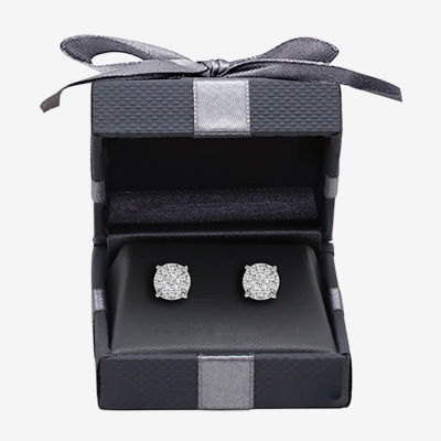 (I / SI2) 1 CT. T.W. Lab Grown White Diamond 10K Gold 7.8mm Stud Earrings