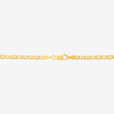 14K Gold Inch Solid Link Chain Necklace