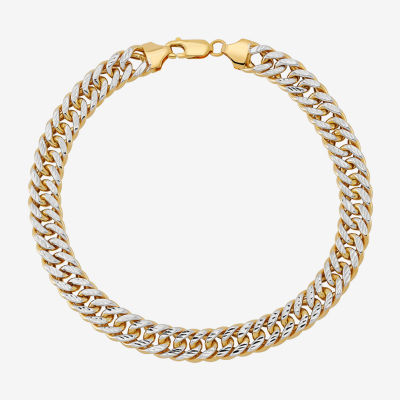 14K Gold Inch Hollow Curb Chain Necklace