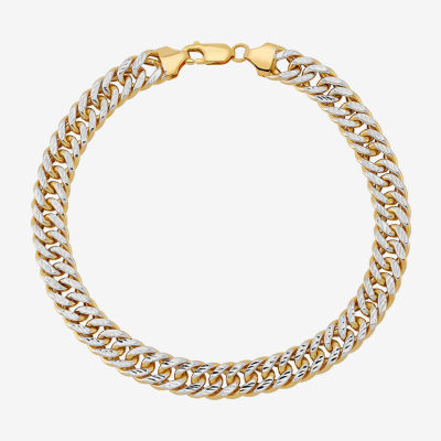 Mens 14K Gold 24 Inch Curb Chain Necklace