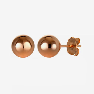 14K Gold 6mm Ball Stud Earrings