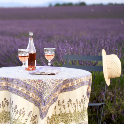 Couleur Nature Lavender Tablecloth