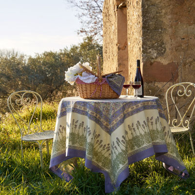 Couleur Nature Lavender Tablecloth