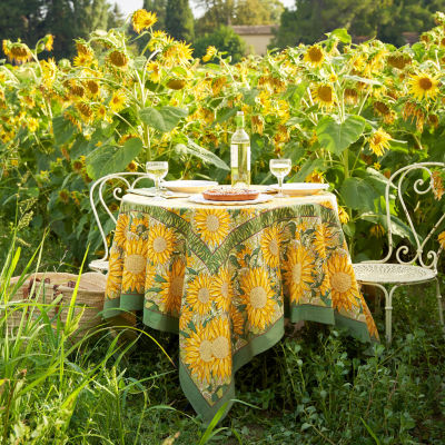 Couleur Nature Sunflower Tablecloth