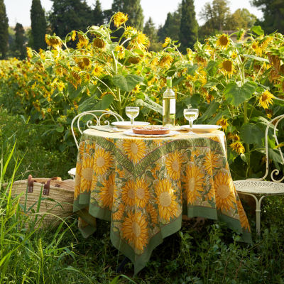Couleur Nature Sunflower Tablecloth