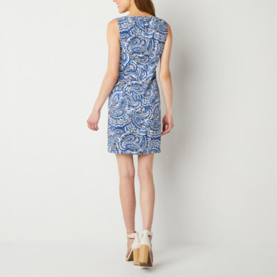 Alyx Sleeveless Paisley Sheath Dress