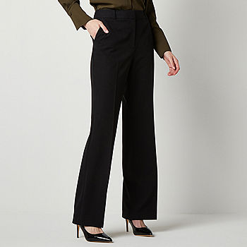 GO COLORS Women's Regular Fit Polyester Formal Trouser