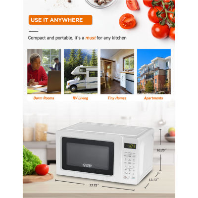 Commercial Chef -Cu. Ft. Countertop Microwave