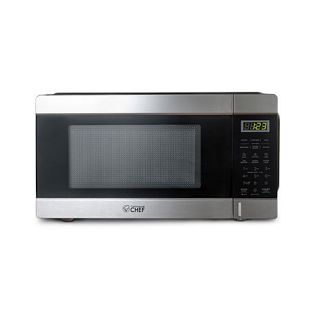 Commercial Chef 1.1-Cu. Ft. Countertop Microwave - Stainless Steel Front, One Size, Stainless Steel