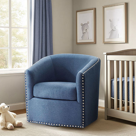 Madison Park Memo Armchair, One Size, Blue