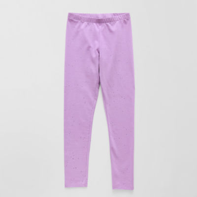 Thereabouts Sparkle Little & Big Kid Girls Knit Full Length Leggings