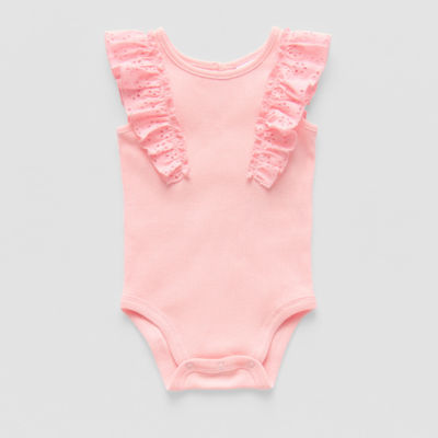 Okie Dokie Baby Girls Sleeveless Bodysuit