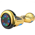 AOB Chrome Hoverboard with Bluetooth Speakers